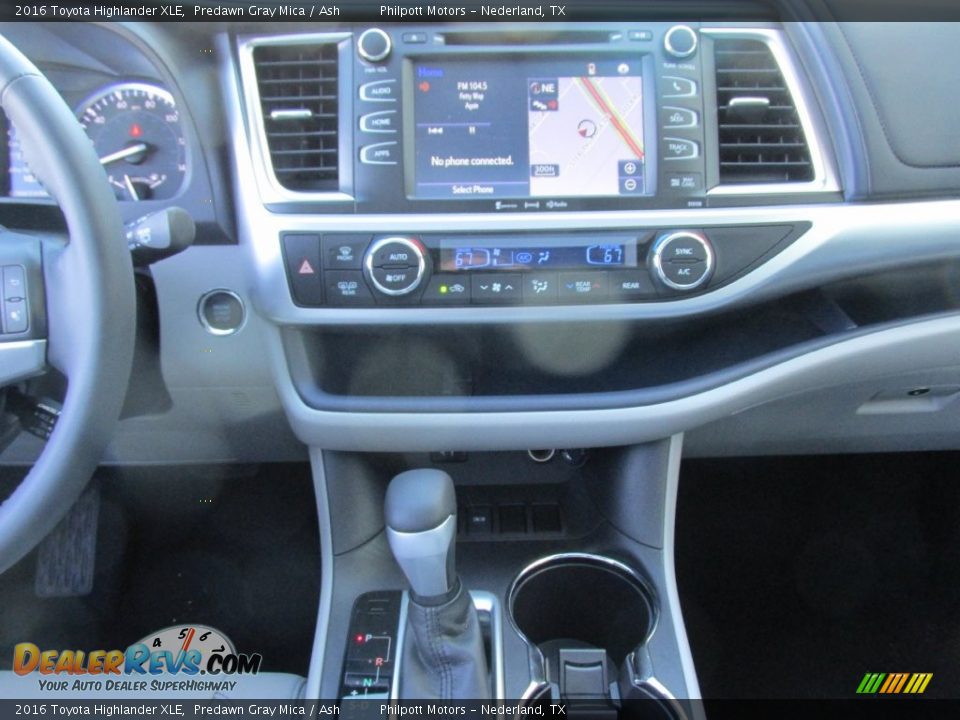 2016 Toyota Highlander XLE Predawn Gray Mica / Ash Photo #27