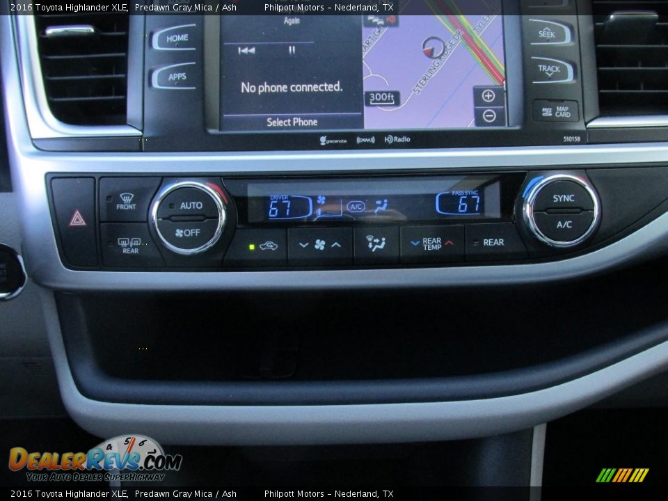 2016 Toyota Highlander XLE Predawn Gray Mica / Ash Photo #29