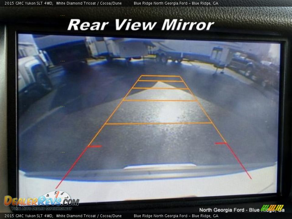 2015 GMC Yukon SLT 4WD White Diamond Tricoat / Cocoa/Dune Photo #25