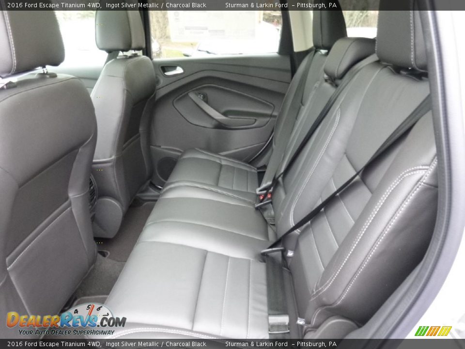 2016 Ford Escape Titanium 4WD Ingot Silver Metallic / Charcoal Black Photo #7