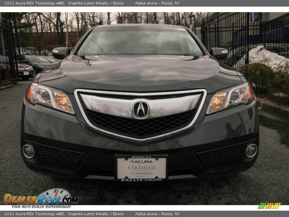 2013 Acura RDX Technology AWD Graphite Luster Metallic / Ebony Photo #2