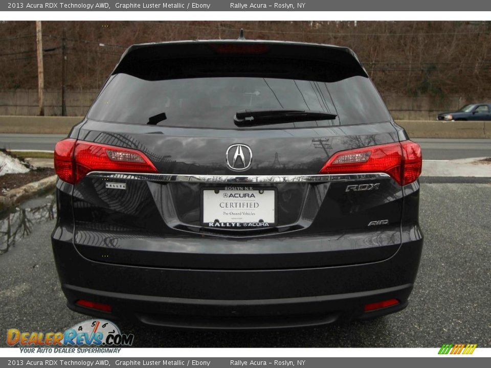 2013 Acura RDX Technology AWD Graphite Luster Metallic / Ebony Photo #5