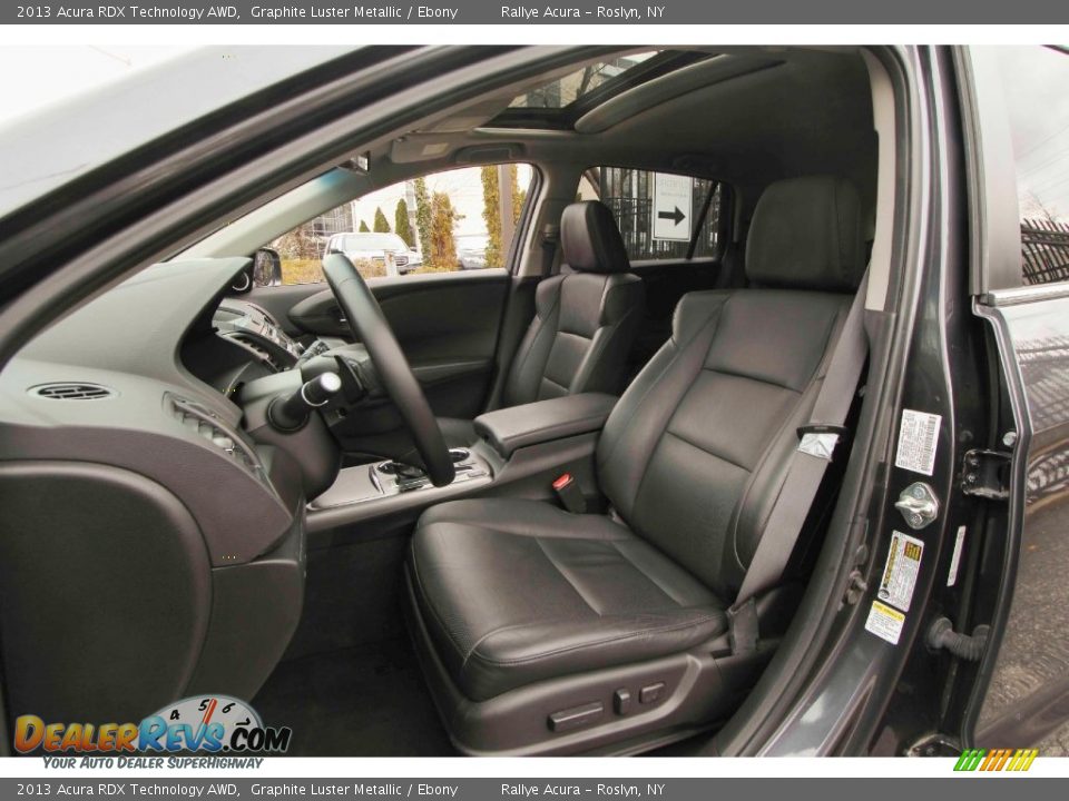 2013 Acura RDX Technology AWD Graphite Luster Metallic / Ebony Photo #9