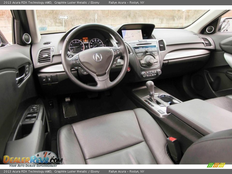 2013 Acura RDX Technology AWD Graphite Luster Metallic / Ebony Photo #10