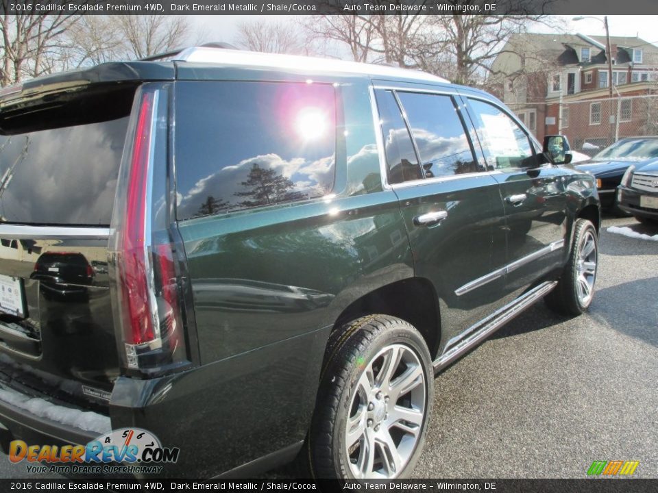 Dark Emerald Metallic 2016 Cadillac Escalade Premium 4WD Photo #5