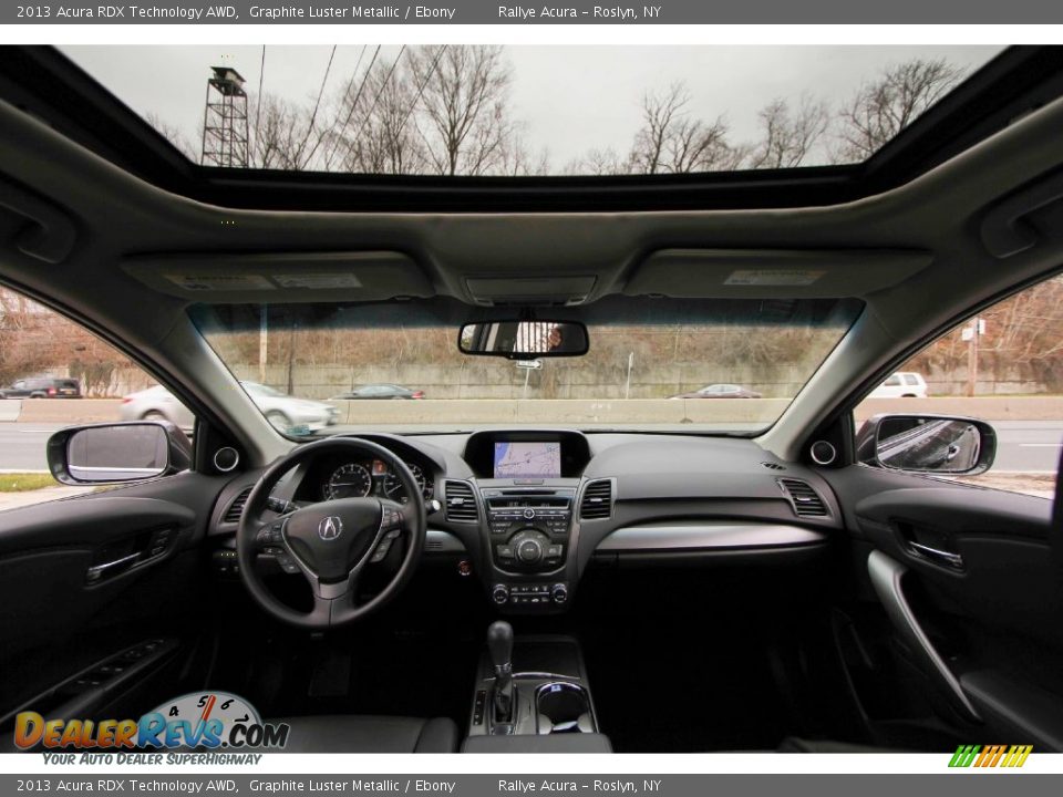 2013 Acura RDX Technology AWD Graphite Luster Metallic / Ebony Photo #11