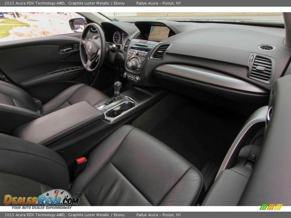 2013 Acura RDX Technology AWD Graphite Luster Metallic / Ebony Photo #12