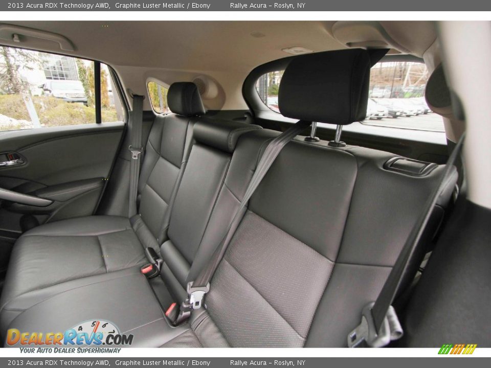 2013 Acura RDX Technology AWD Graphite Luster Metallic / Ebony Photo #17