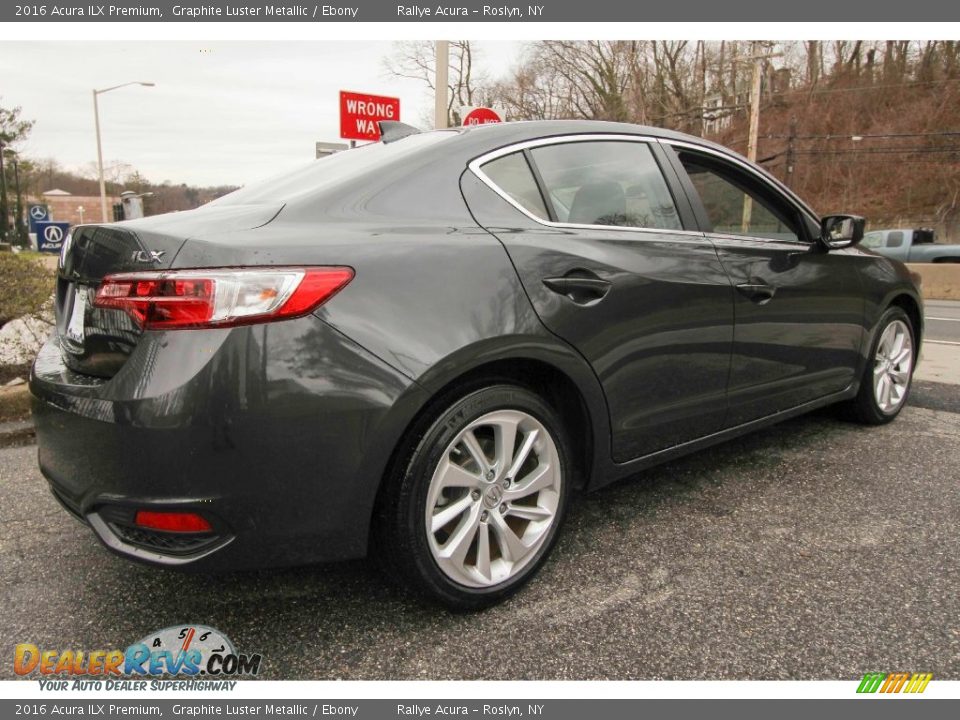 2016 Acura ILX Premium Graphite Luster Metallic / Ebony Photo #4