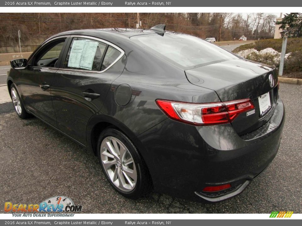 2016 Acura ILX Premium Graphite Luster Metallic / Ebony Photo #6
