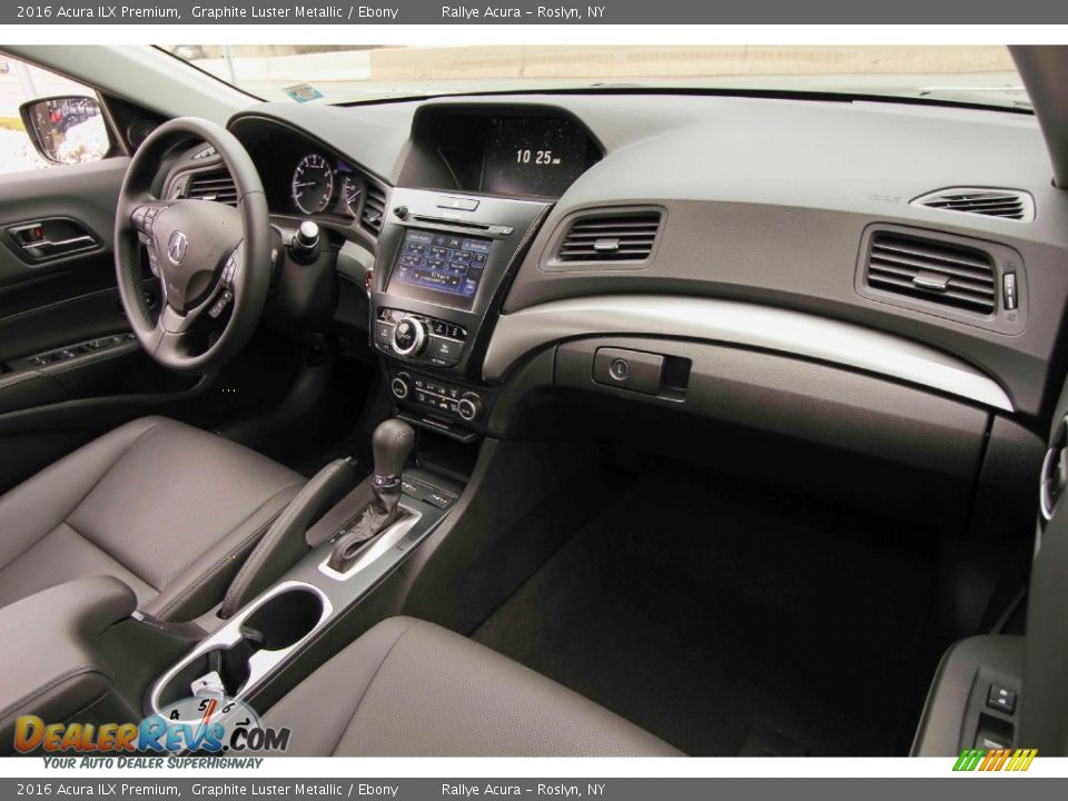 2016 Acura ILX Premium Graphite Luster Metallic / Ebony Photo #12