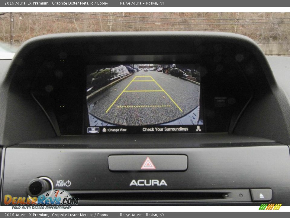 2016 Acura ILX Premium Graphite Luster Metallic / Ebony Photo #14