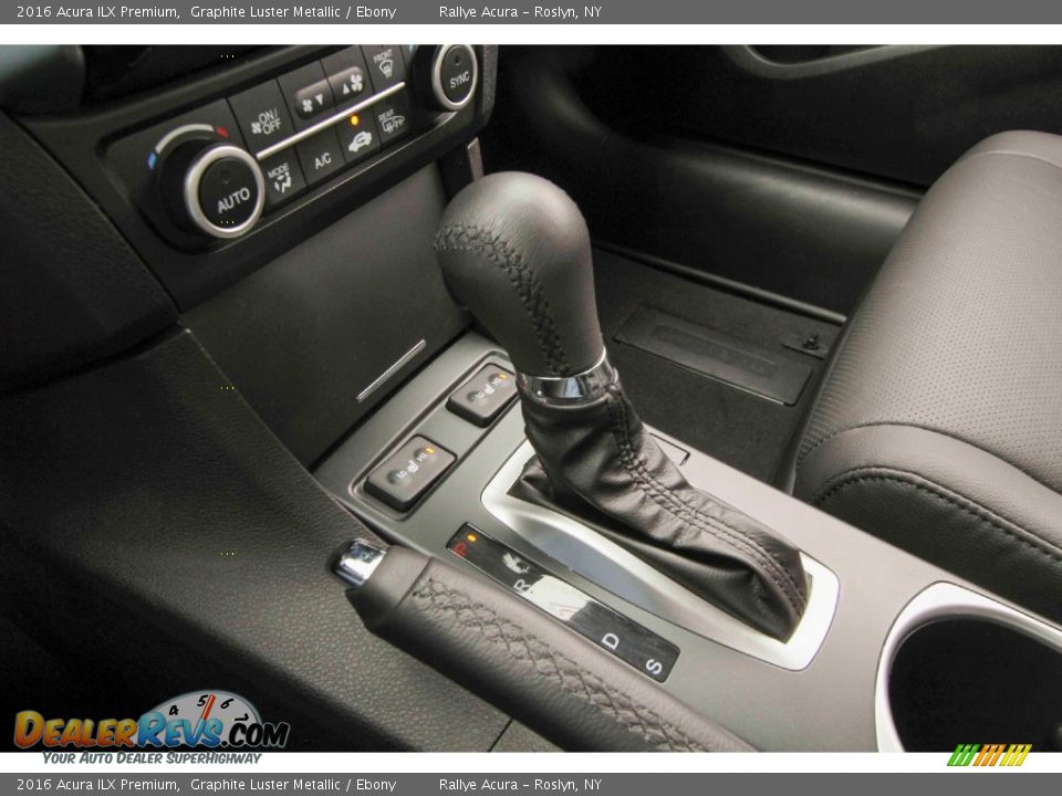 2016 Acura ILX Premium Graphite Luster Metallic / Ebony Photo #15