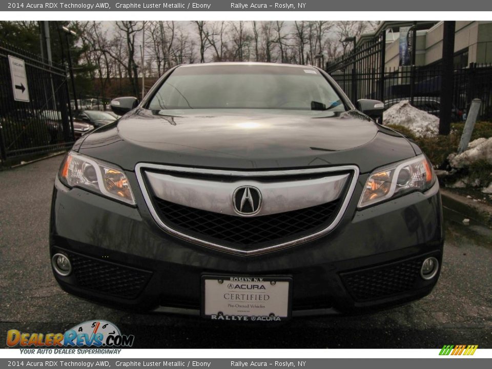 2014 Acura RDX Technology AWD Graphite Luster Metallic / Ebony Photo #2