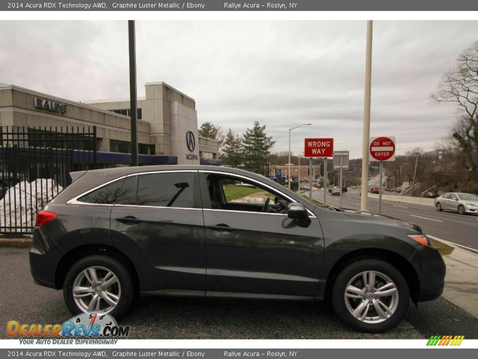 2014 Acura RDX Technology AWD Graphite Luster Metallic / Ebony Photo #3