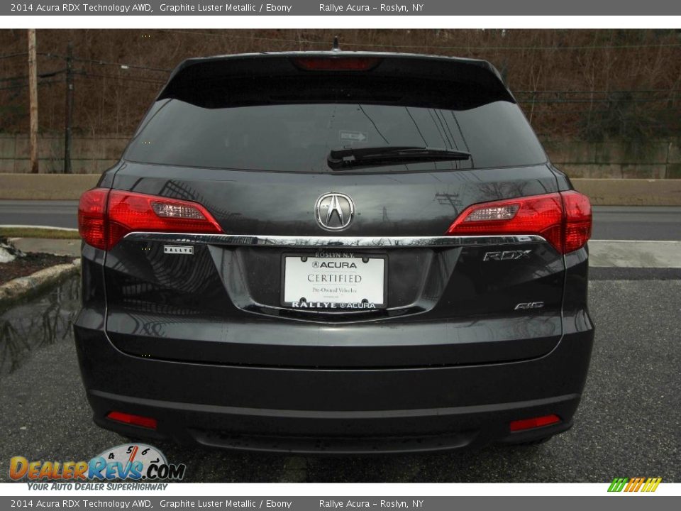 2014 Acura RDX Technology AWD Graphite Luster Metallic / Ebony Photo #5