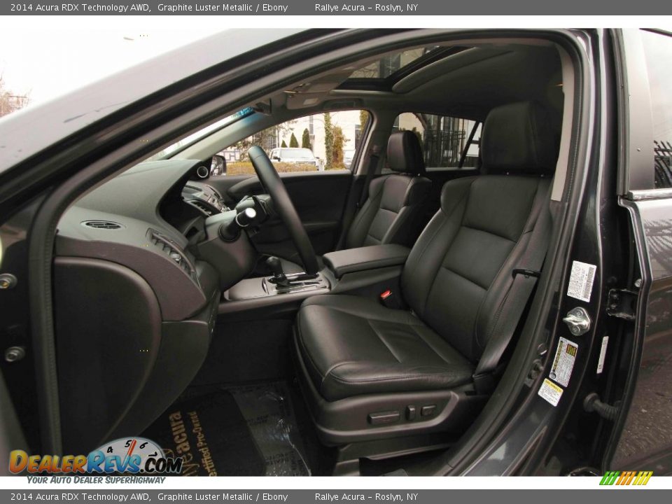 2014 Acura RDX Technology AWD Graphite Luster Metallic / Ebony Photo #9