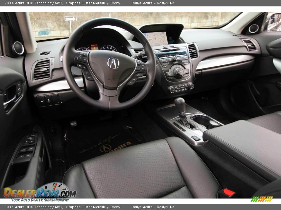 2014 Acura RDX Technology AWD Graphite Luster Metallic / Ebony Photo #10