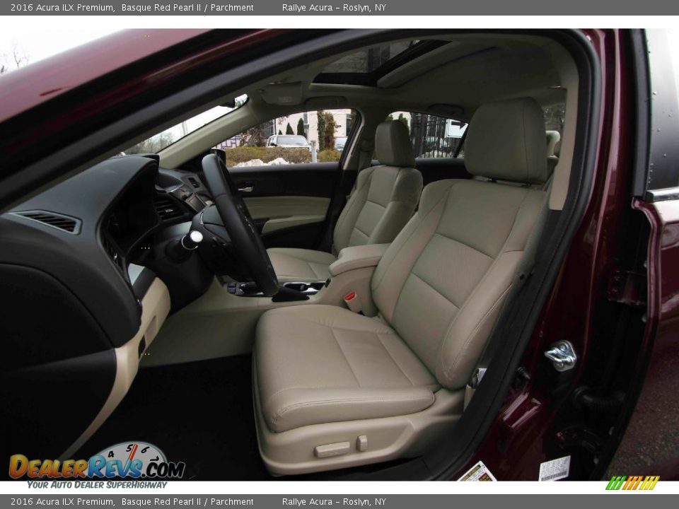 2016 Acura ILX Premium Basque Red Pearl II / Parchment Photo #9