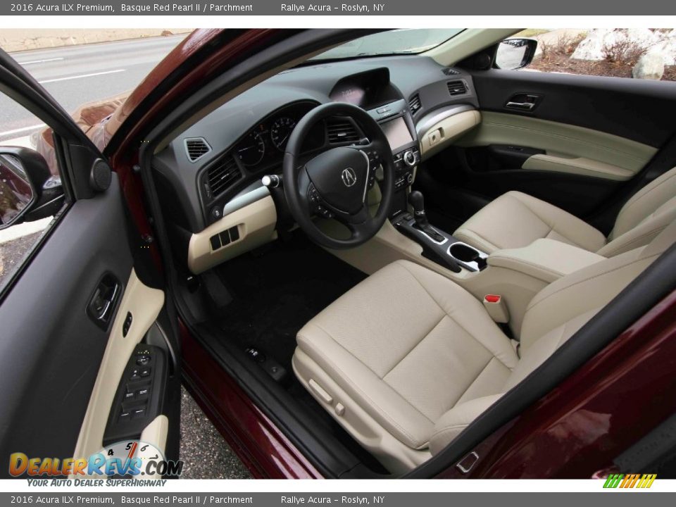 2016 Acura ILX Premium Basque Red Pearl II / Parchment Photo #10