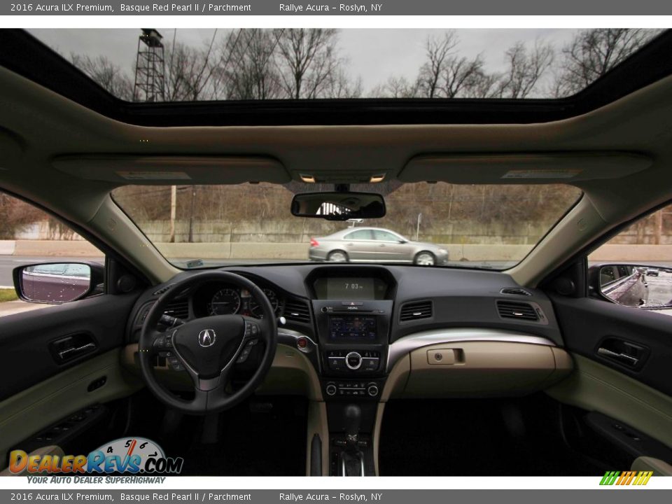 2016 Acura ILX Premium Basque Red Pearl II / Parchment Photo #12