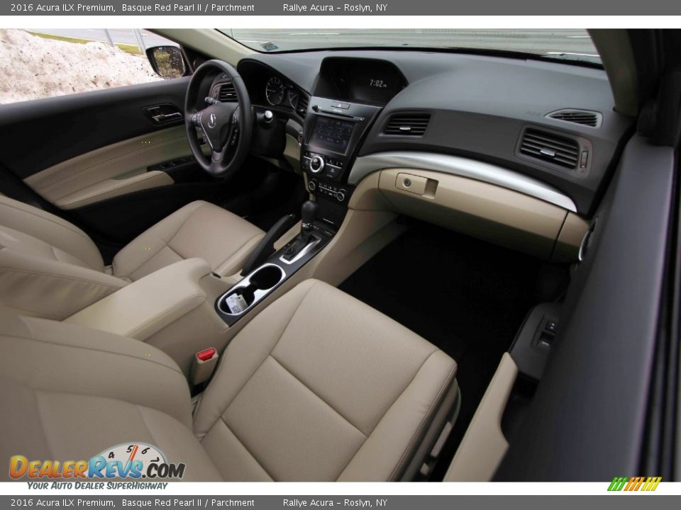 2016 Acura ILX Premium Basque Red Pearl II / Parchment Photo #13