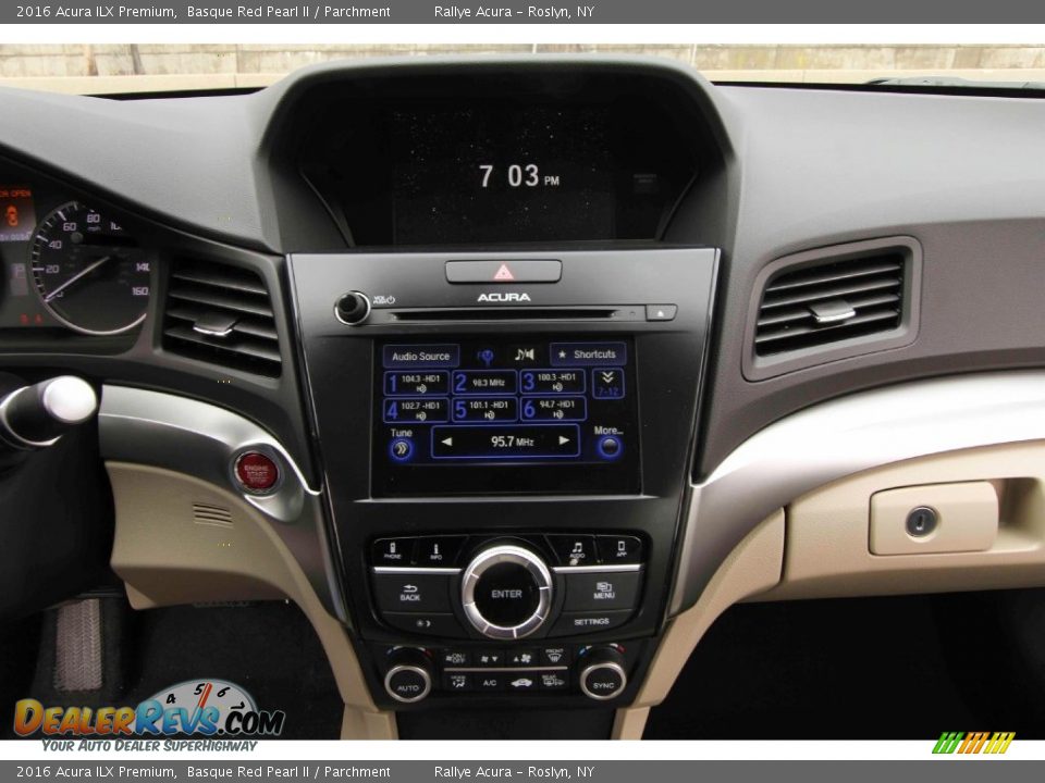 2016 Acura ILX Premium Basque Red Pearl II / Parchment Photo #14