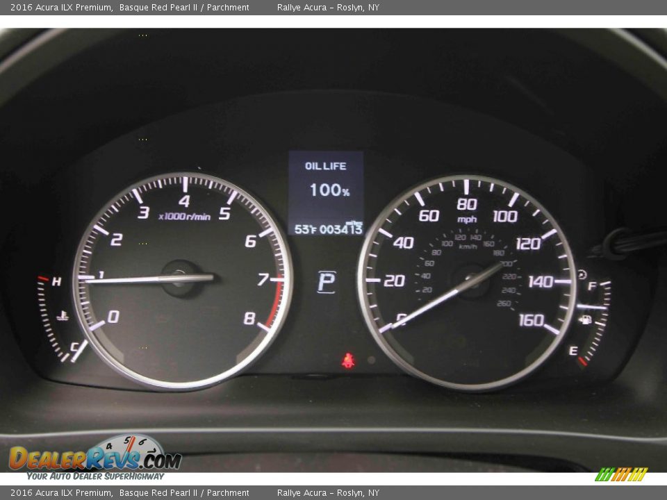 2016 Acura ILX Premium Basque Red Pearl II / Parchment Photo #17