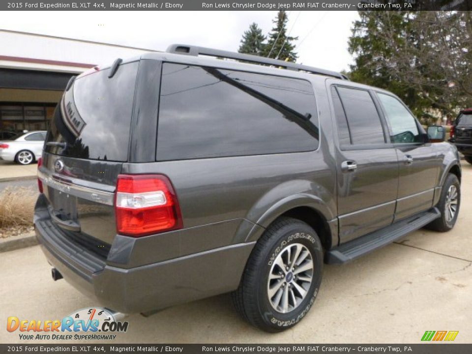 2015 Ford Expedition EL XLT 4x4 Magnetic Metallic / Ebony Photo #3