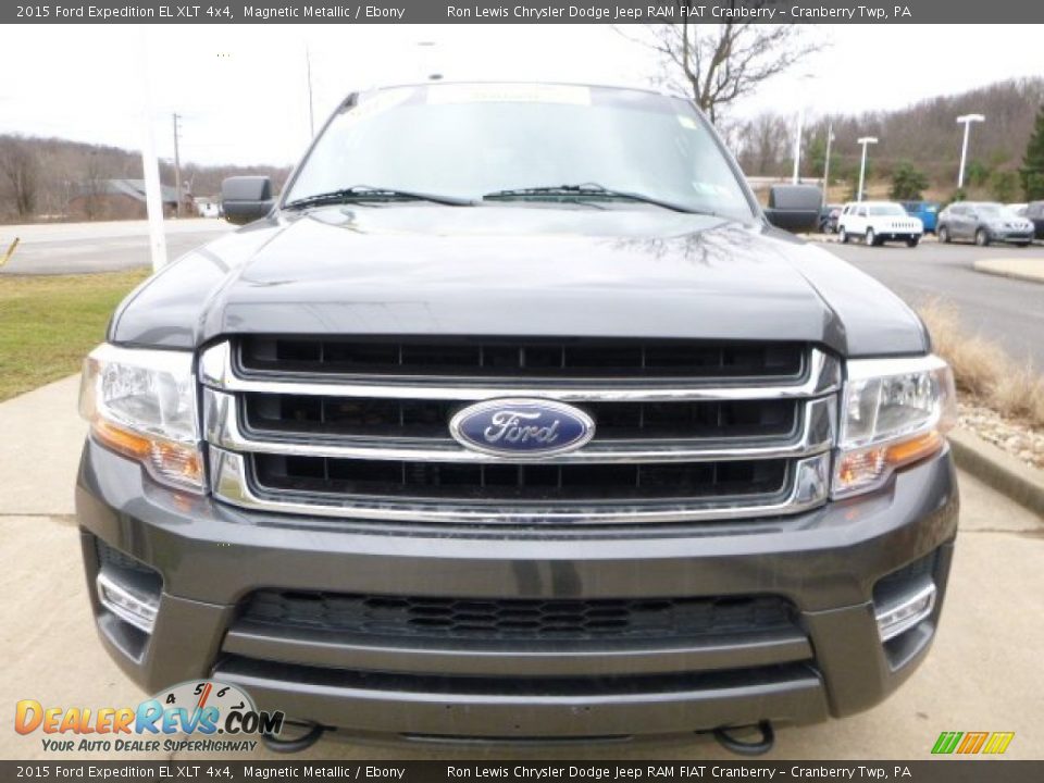 2015 Ford Expedition EL XLT 4x4 Magnetic Metallic / Ebony Photo #9