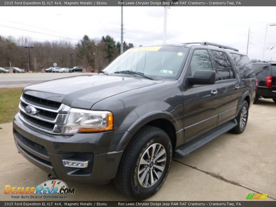 2015 Ford Expedition EL XLT 4x4 Magnetic Metallic / Ebony Photo #10