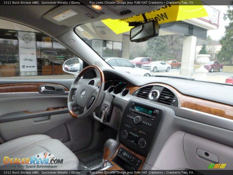 2012 Buick Enclave AWD Quicksilver Metallic / Ebony Photo #7