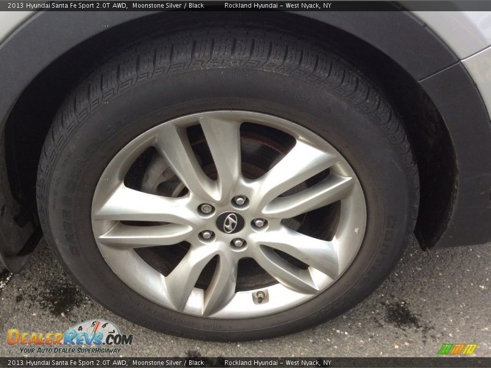 2013 Hyundai Santa Fe Sport 2.0T AWD Moonstone Silver / Black Photo #26