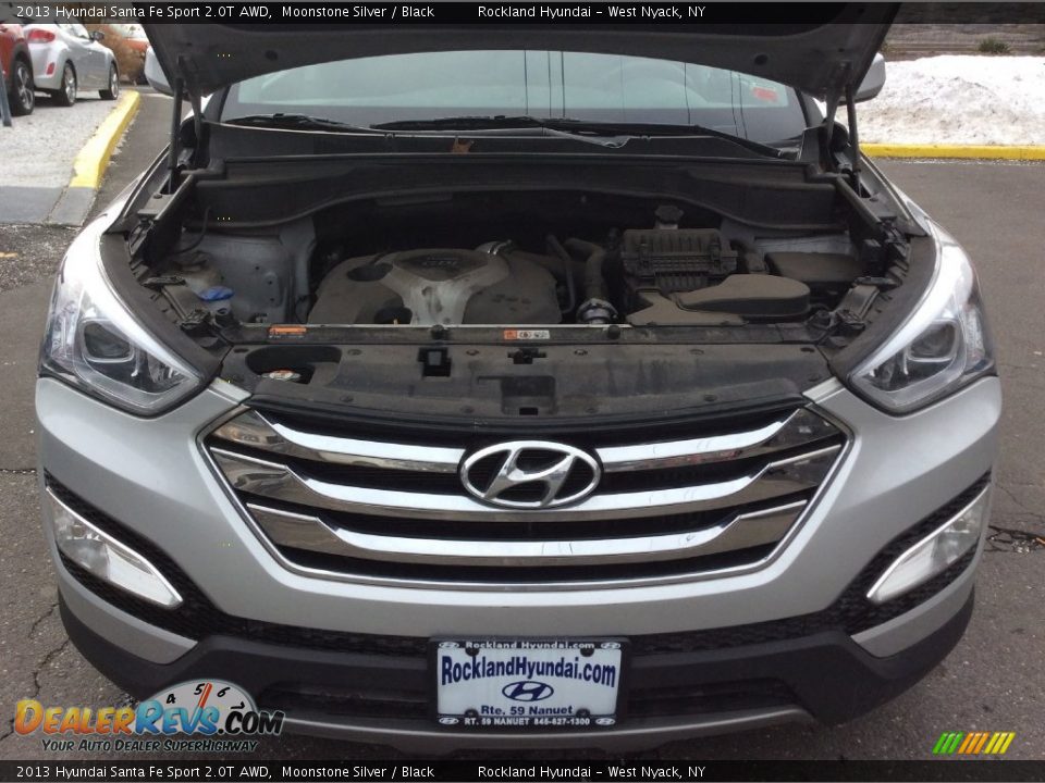 2013 Hyundai Santa Fe Sport 2.0T AWD Moonstone Silver / Black Photo #28