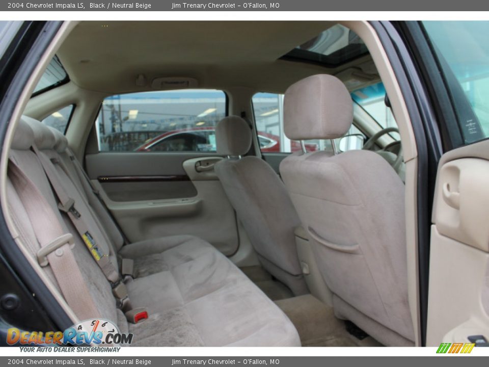 2004 Chevrolet Impala LS Black / Neutral Beige Photo #8