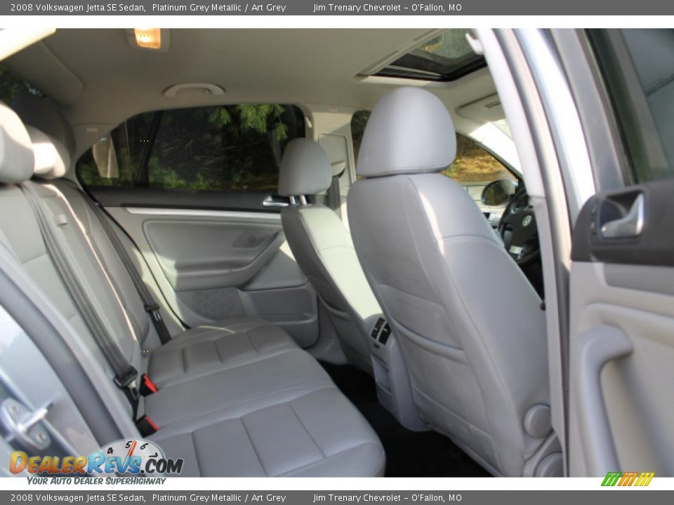 2008 Volkswagen Jetta SE Sedan Platinum Grey Metallic / Art Grey Photo #5