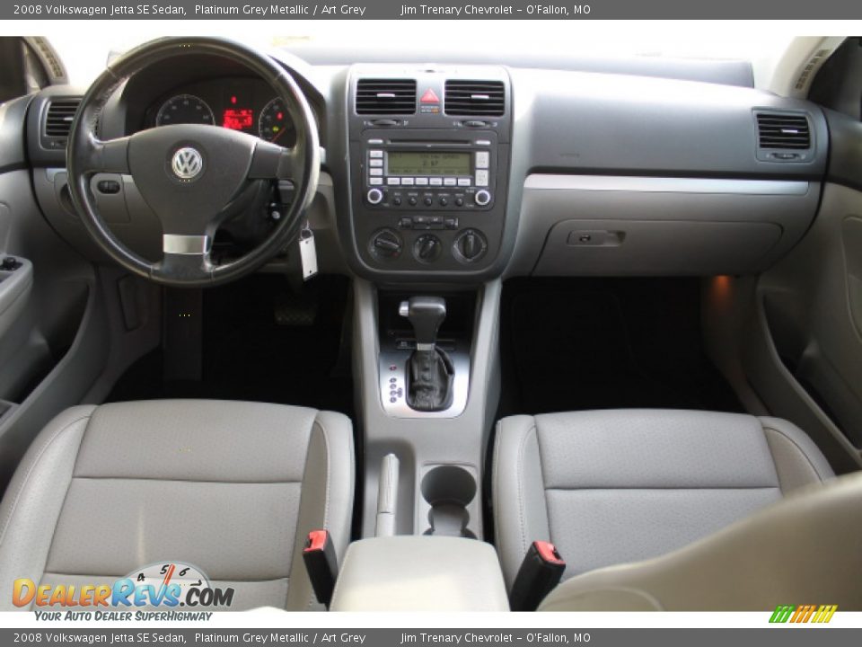 2008 Volkswagen Jetta SE Sedan Platinum Grey Metallic / Art Grey Photo #6
