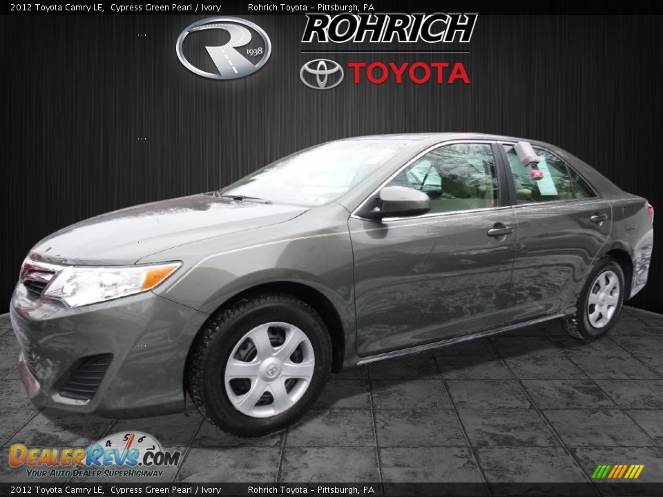 2012 Toyota Camry LE Cypress Green Pearl / Ivory Photo #3