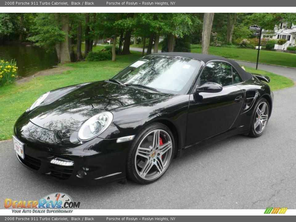 2008 Porsche 911 Turbo Cabriolet Black / Black Photo #1