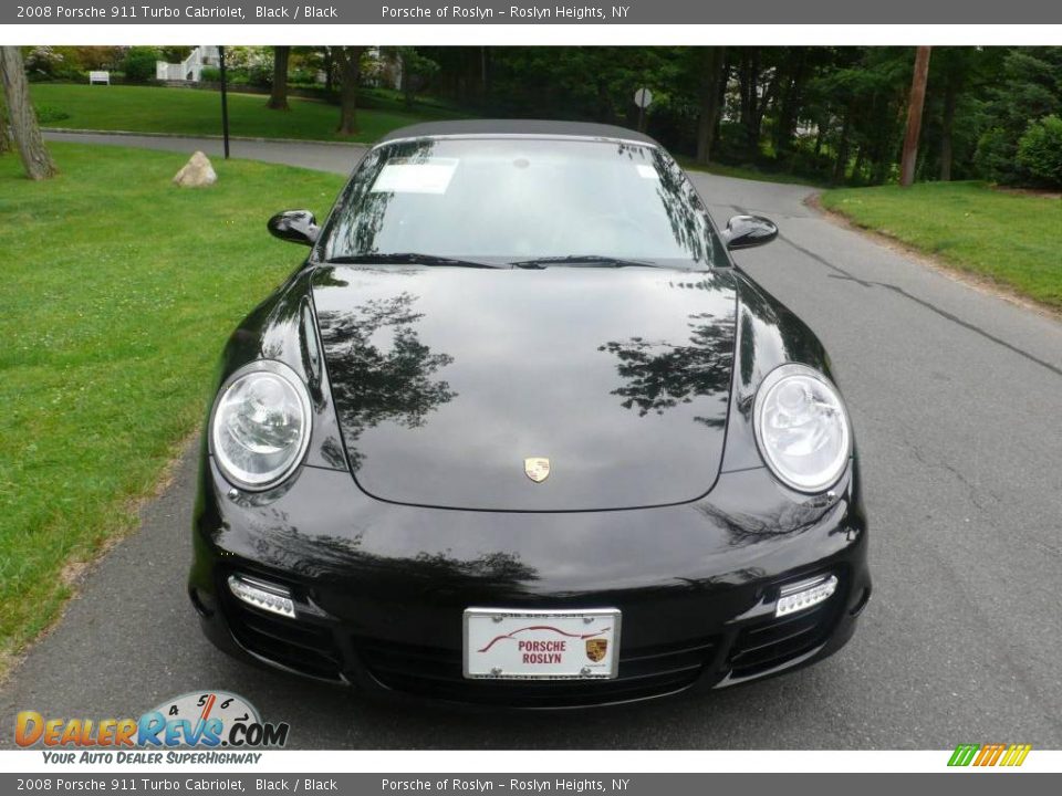 2008 Porsche 911 Turbo Cabriolet Black / Black Photo #2