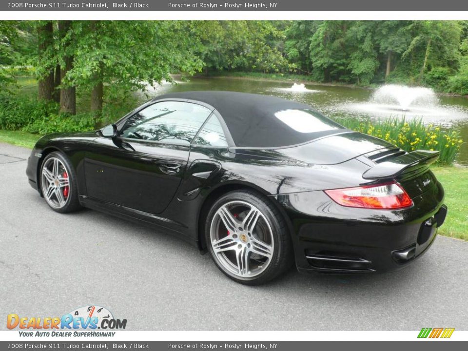 2008 Porsche 911 Turbo Cabriolet Black / Black Photo #4
