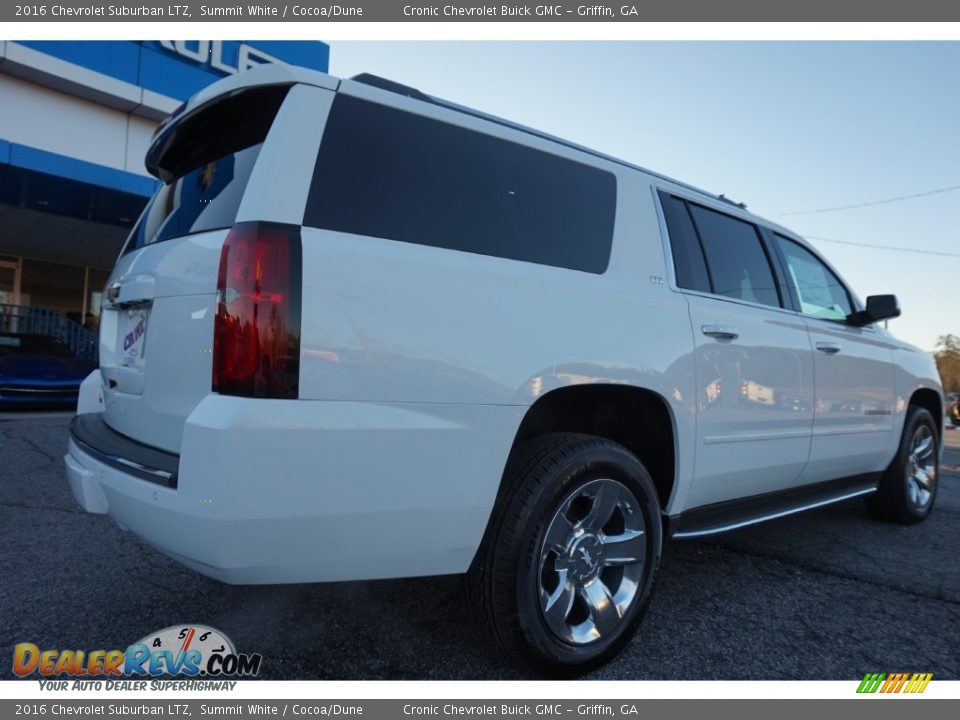 2016 Chevrolet Suburban LTZ Summit White / Cocoa/Dune Photo #7