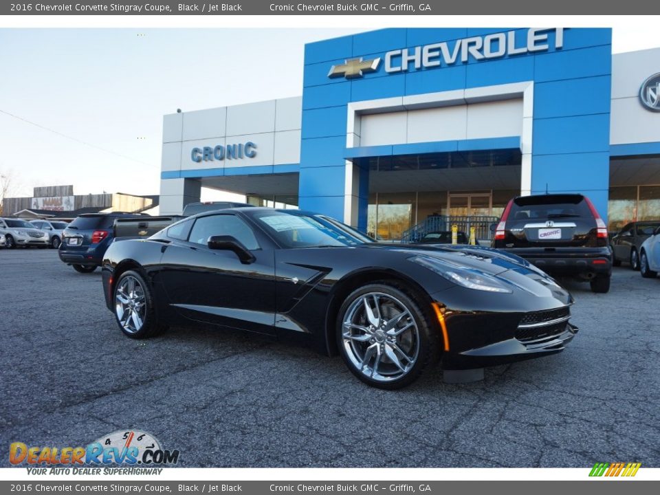 2016 Chevrolet Corvette Stingray Coupe Black / Jet Black Photo #1