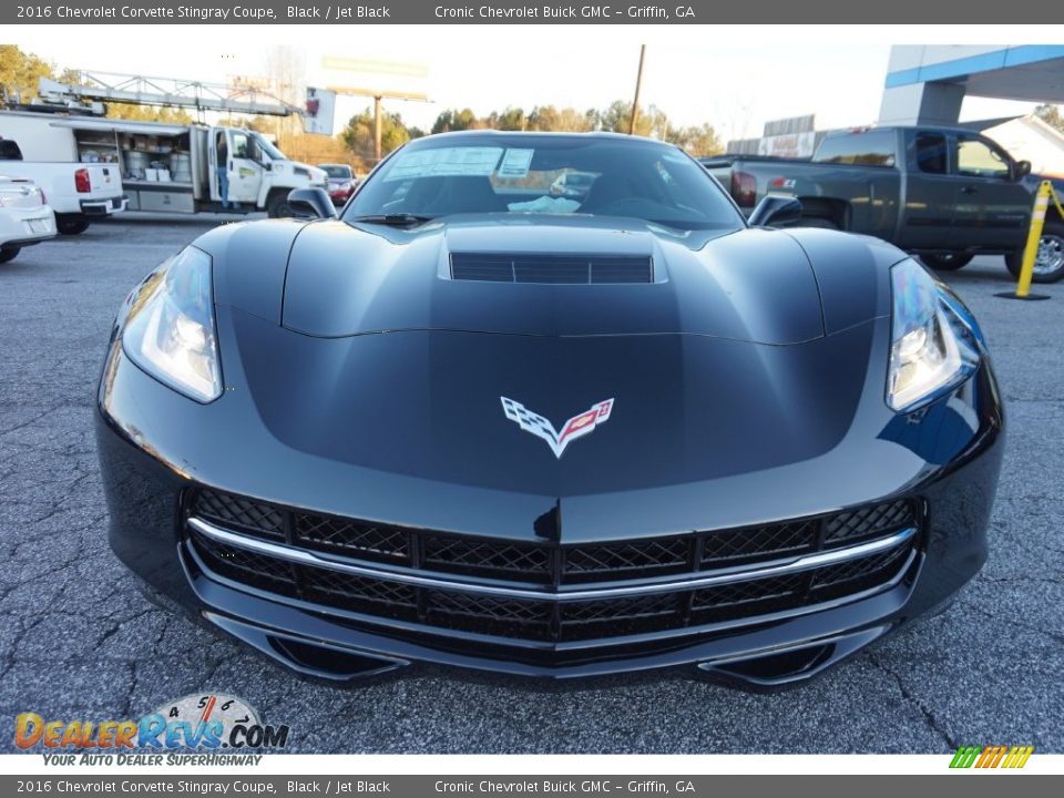 2016 Chevrolet Corvette Stingray Coupe Black / Jet Black Photo #2