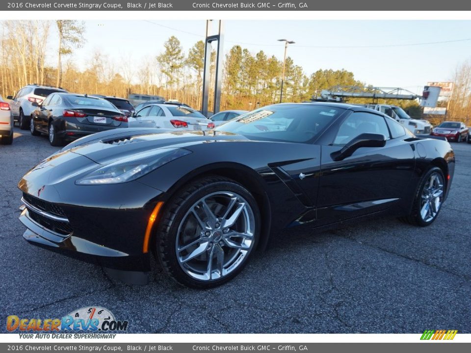 2016 Chevrolet Corvette Stingray Coupe Black / Jet Black Photo #3