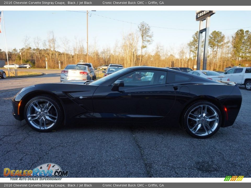 2016 Chevrolet Corvette Stingray Coupe Black / Jet Black Photo #4