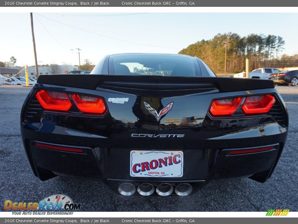 2016 Chevrolet Corvette Stingray Coupe Black / Jet Black Photo #6