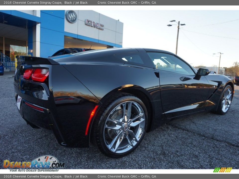 2016 Chevrolet Corvette Stingray Coupe Black / Jet Black Photo #7