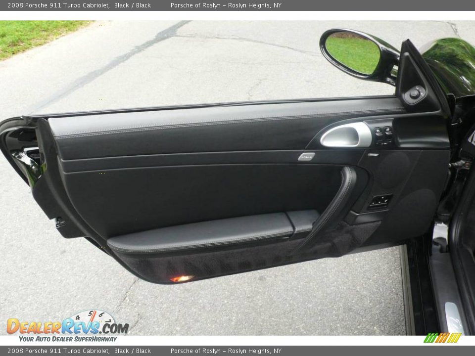 2008 Porsche 911 Turbo Cabriolet Black / Black Photo #11