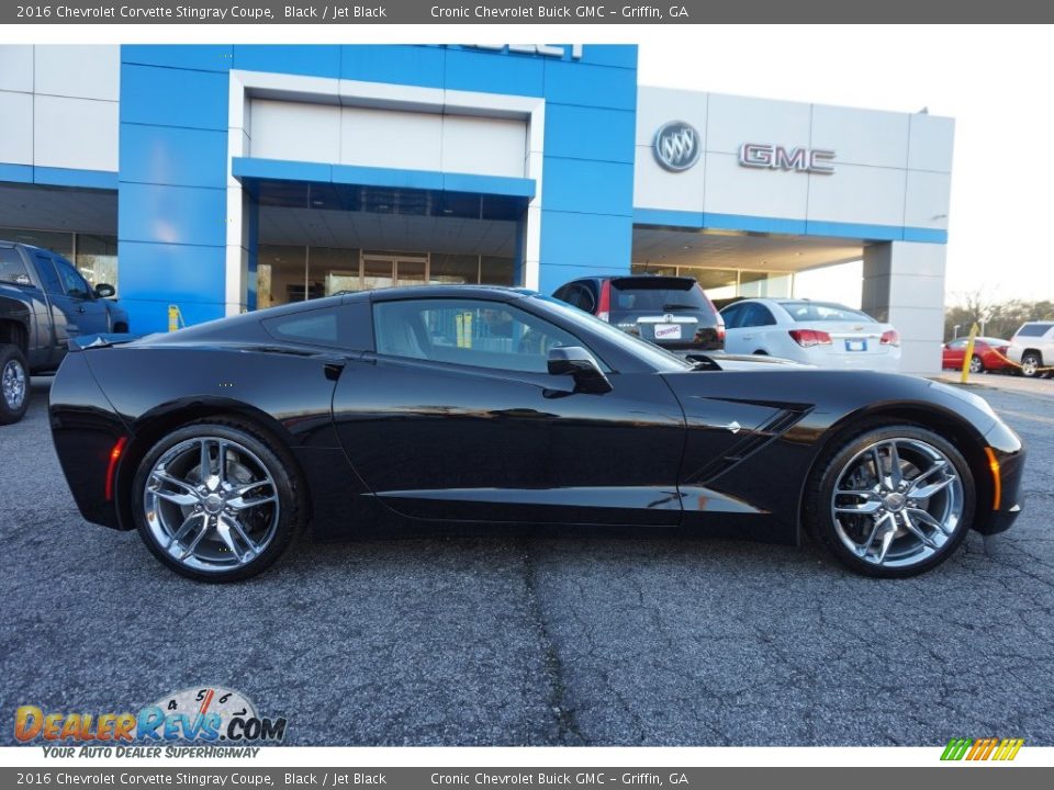 2016 Chevrolet Corvette Stingray Coupe Black / Jet Black Photo #8